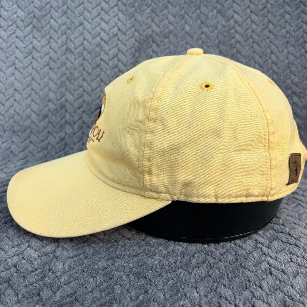 Dri Duck Grey Wolf Ranch Yellow Embroidered Horse Scene Baseball Cap Hat